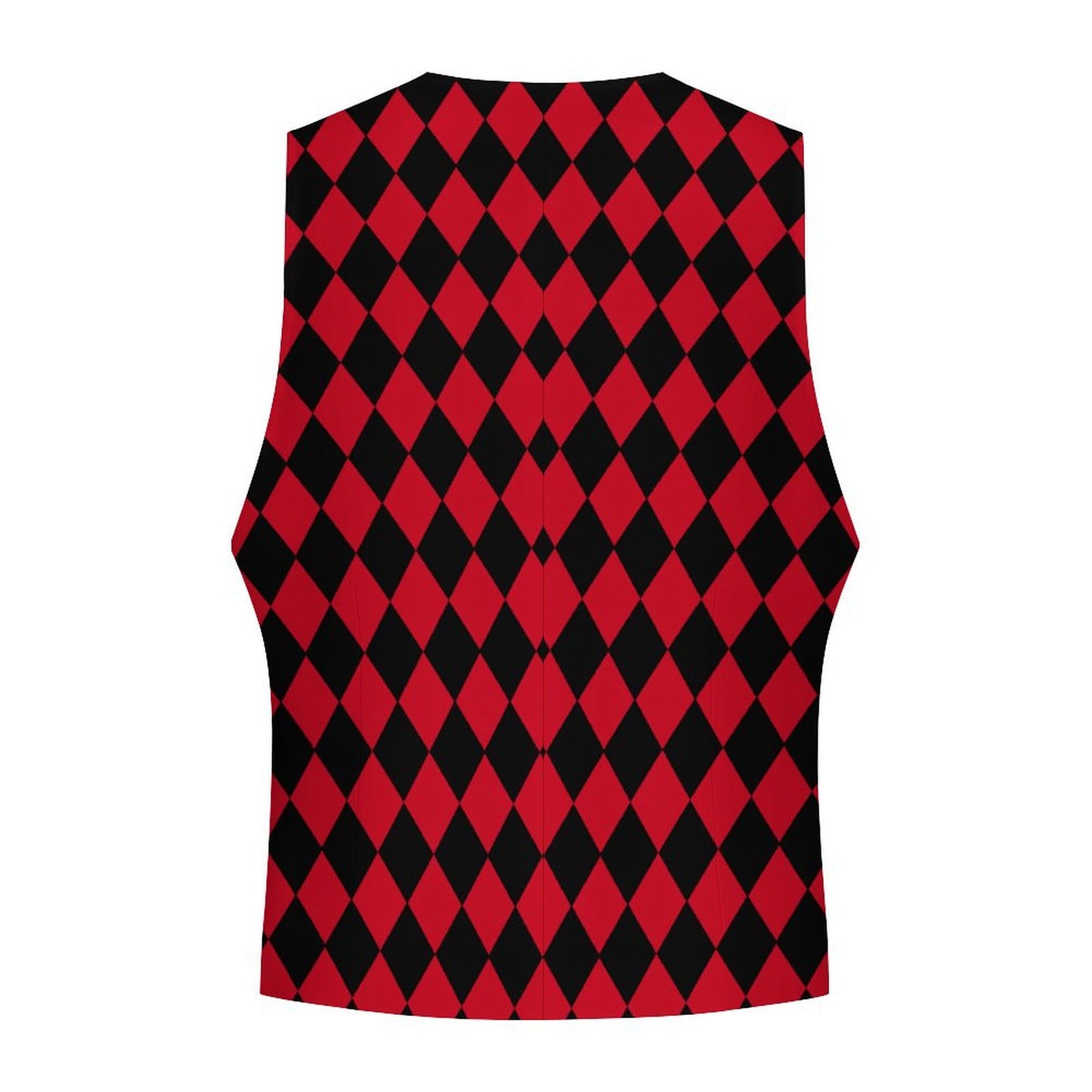 Red Harlequin Mens Jester Vest