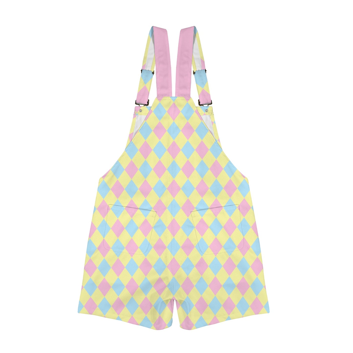 Dreamy Marshmallow Shortie Pastel Overalls