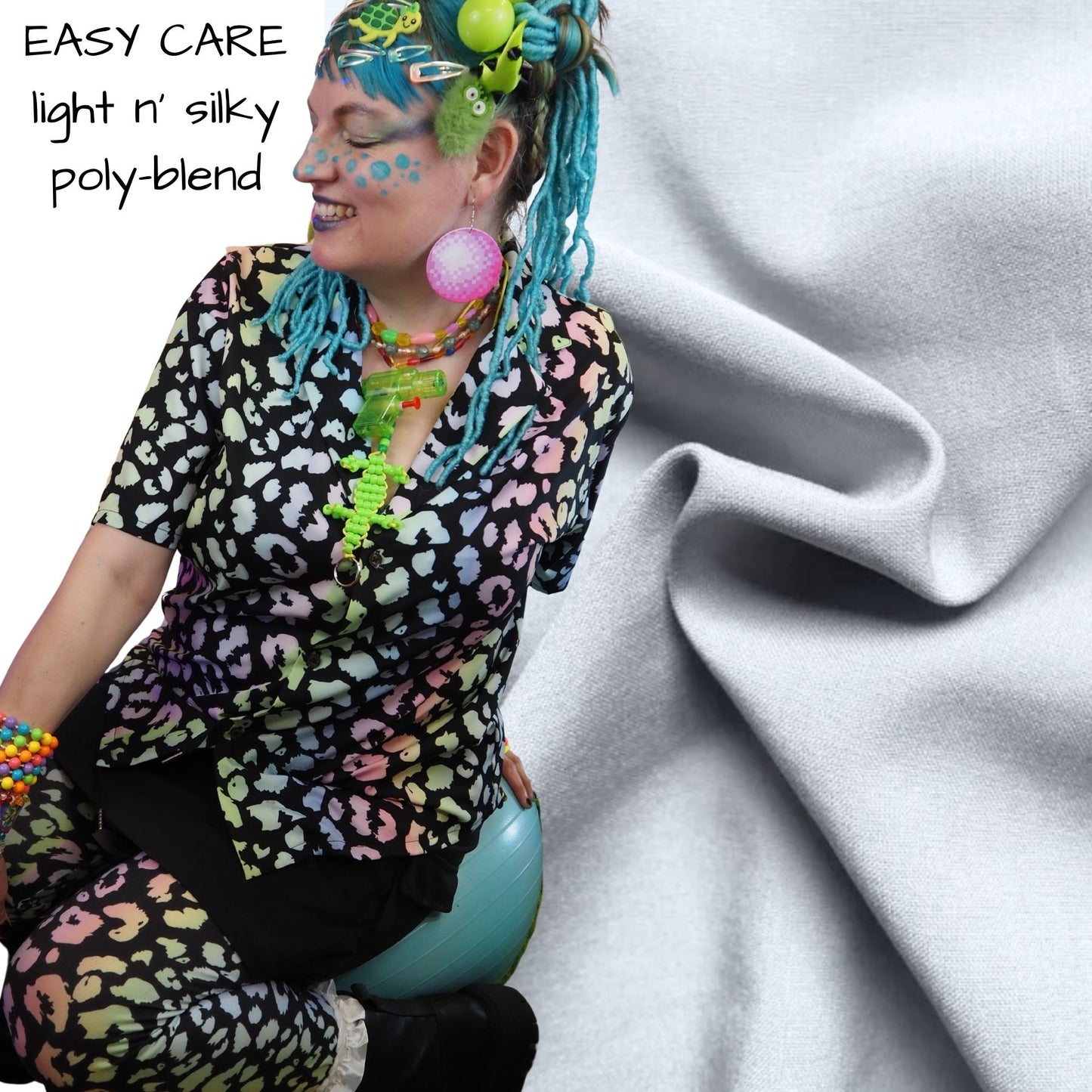 Rainbow Leopard Blouse