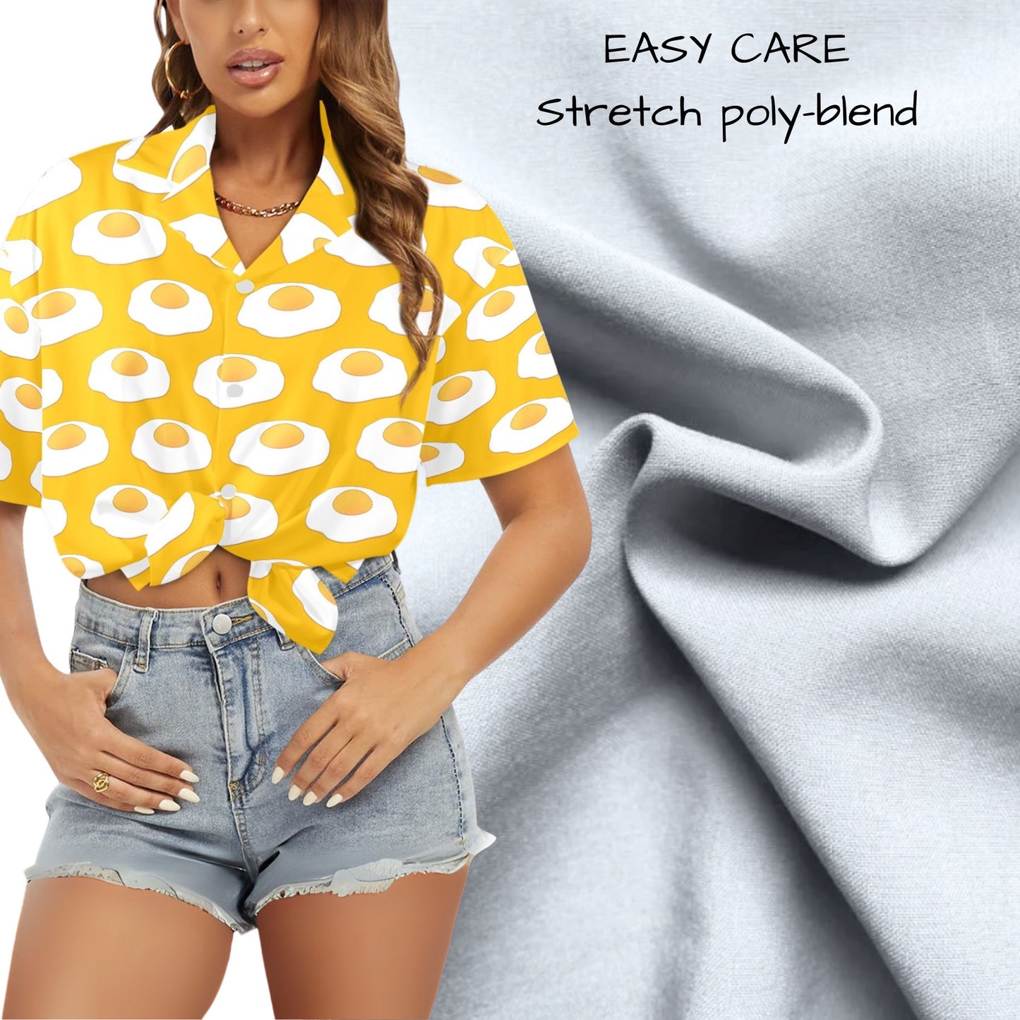 Sunny Side Up Lady Hawaiian Shirt
