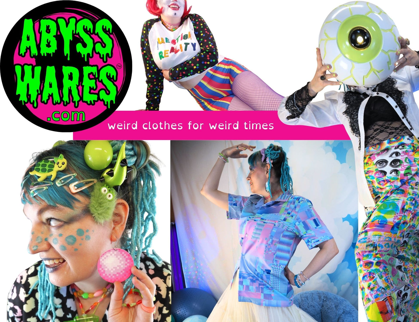 Pierrot Jester Stripe Clown Pants