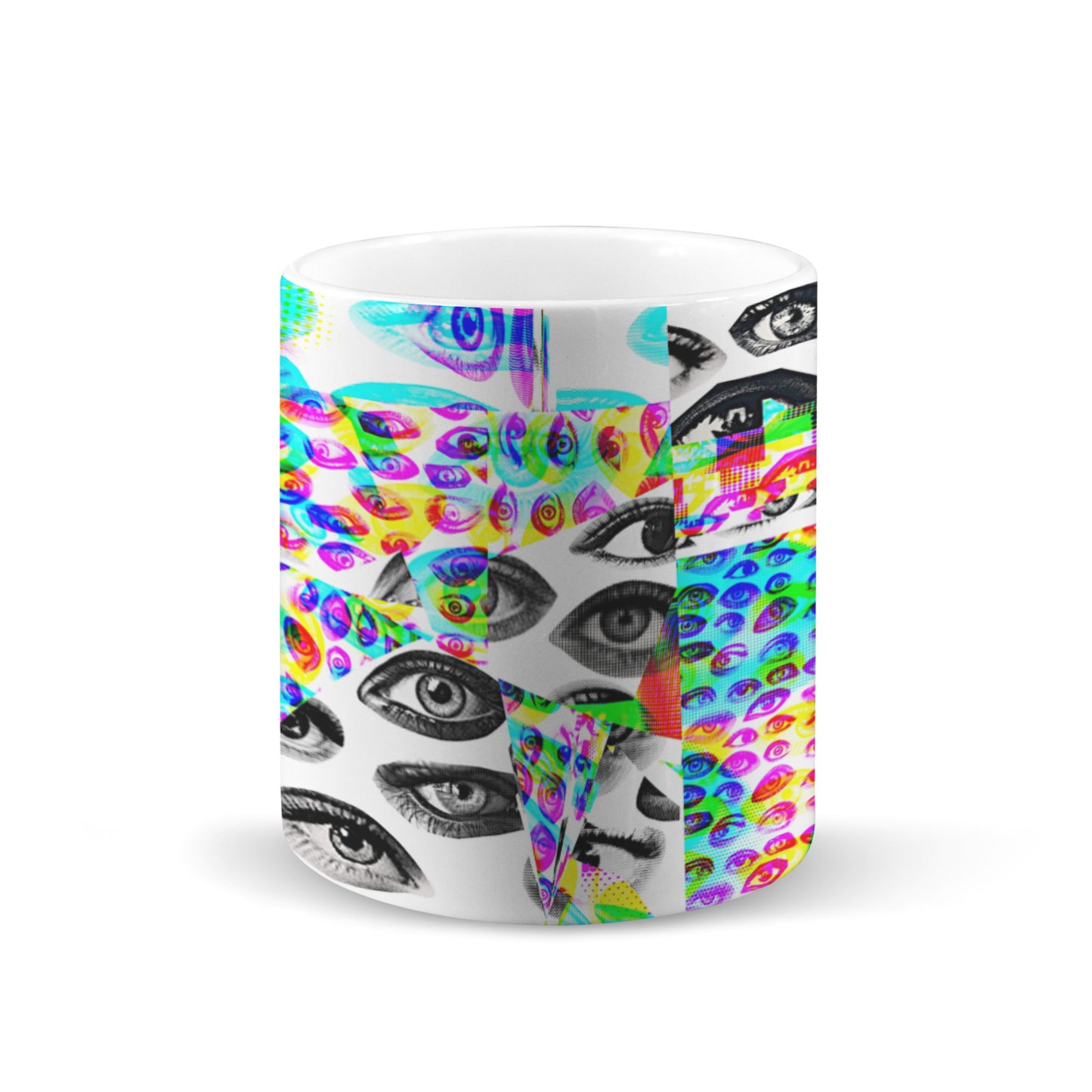 Eyes Glitch 咖啡杯，两件套