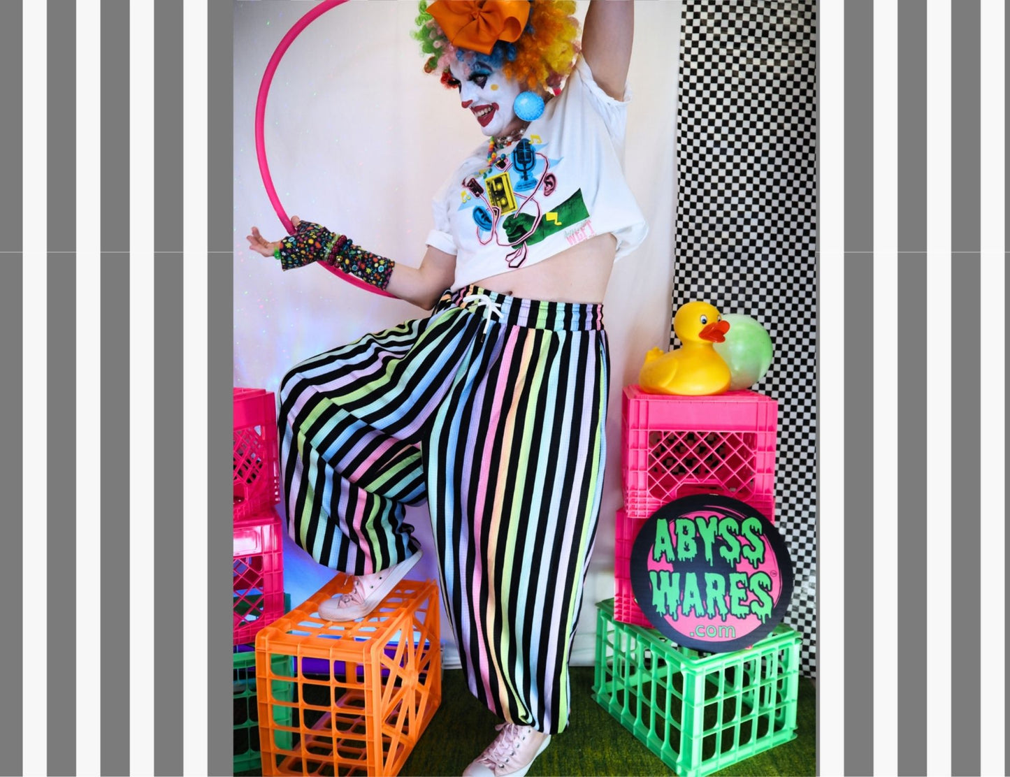 Gnome Mushroom Bloomers Toadstool Clown Pants
