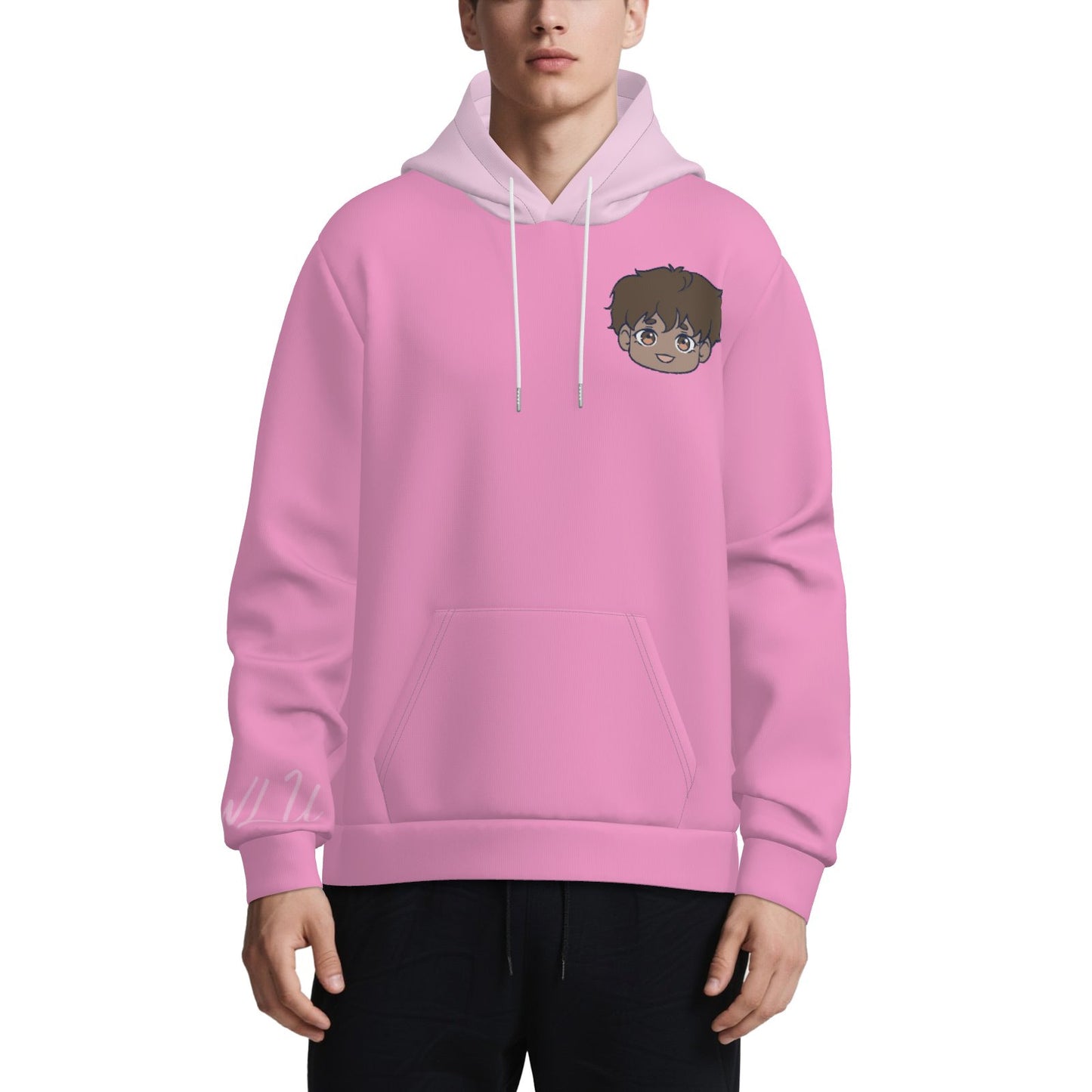 Kenta Chibi Pink Bunny Ear Hoodie
