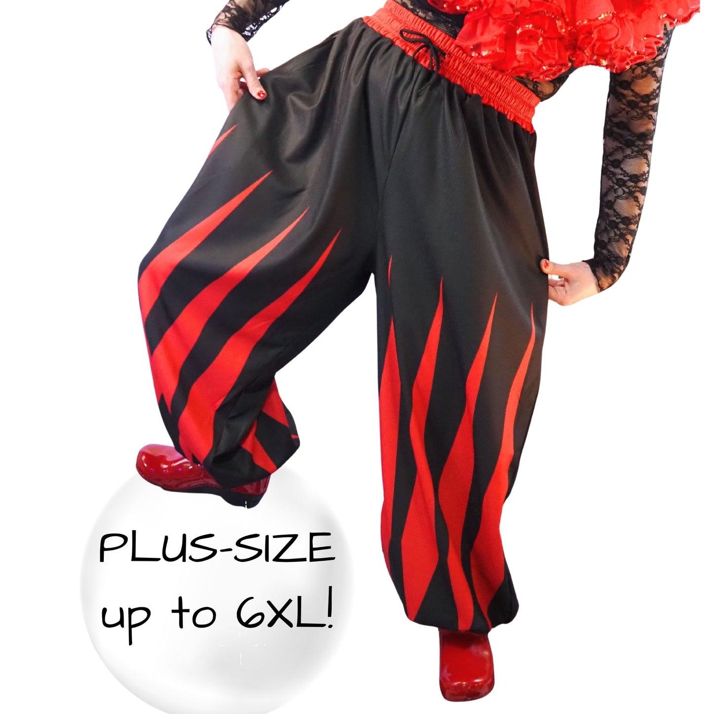 Confetti Checker Sport Waffle Clown Pants