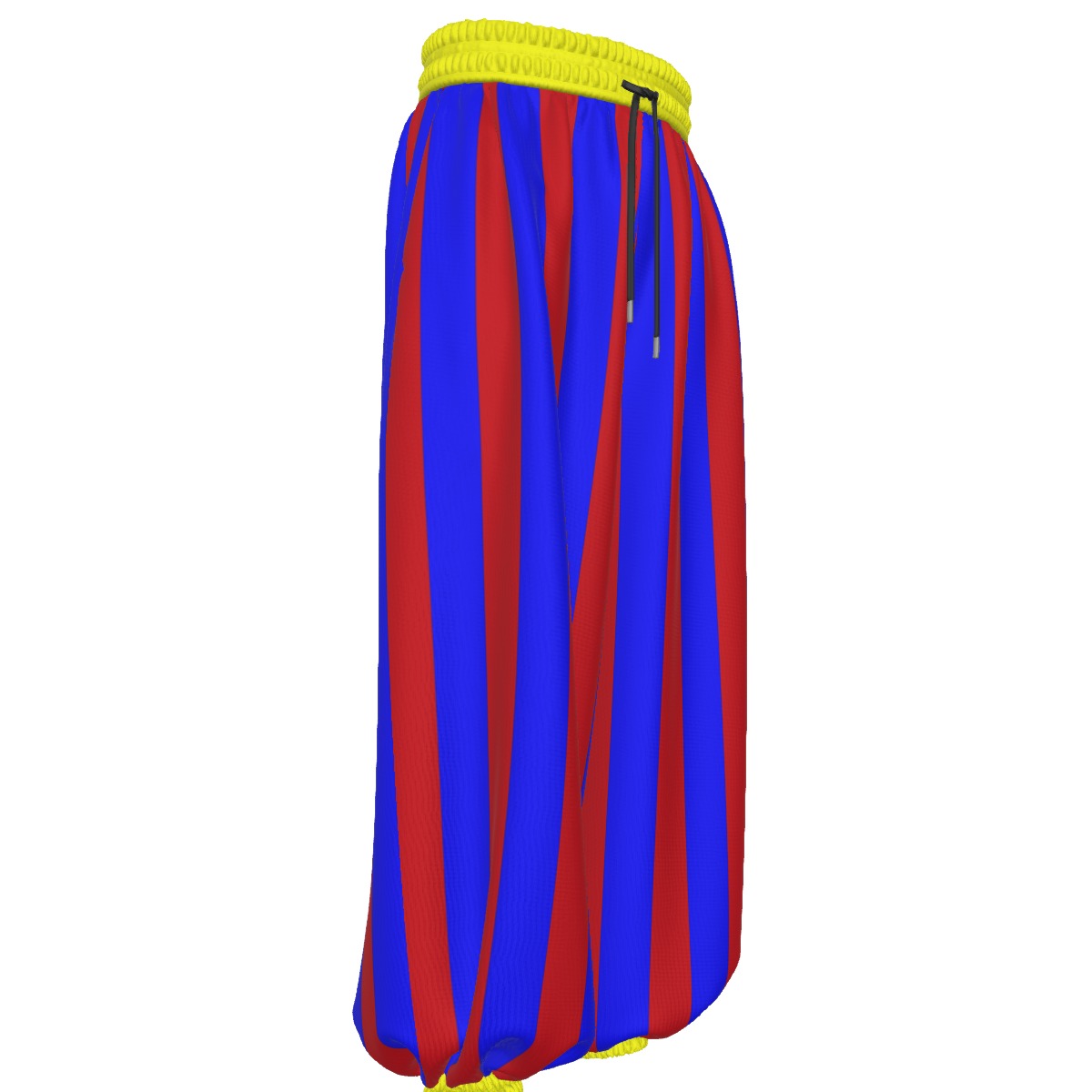 Primary Pal Jester Clown Pants, Red Blue Striped