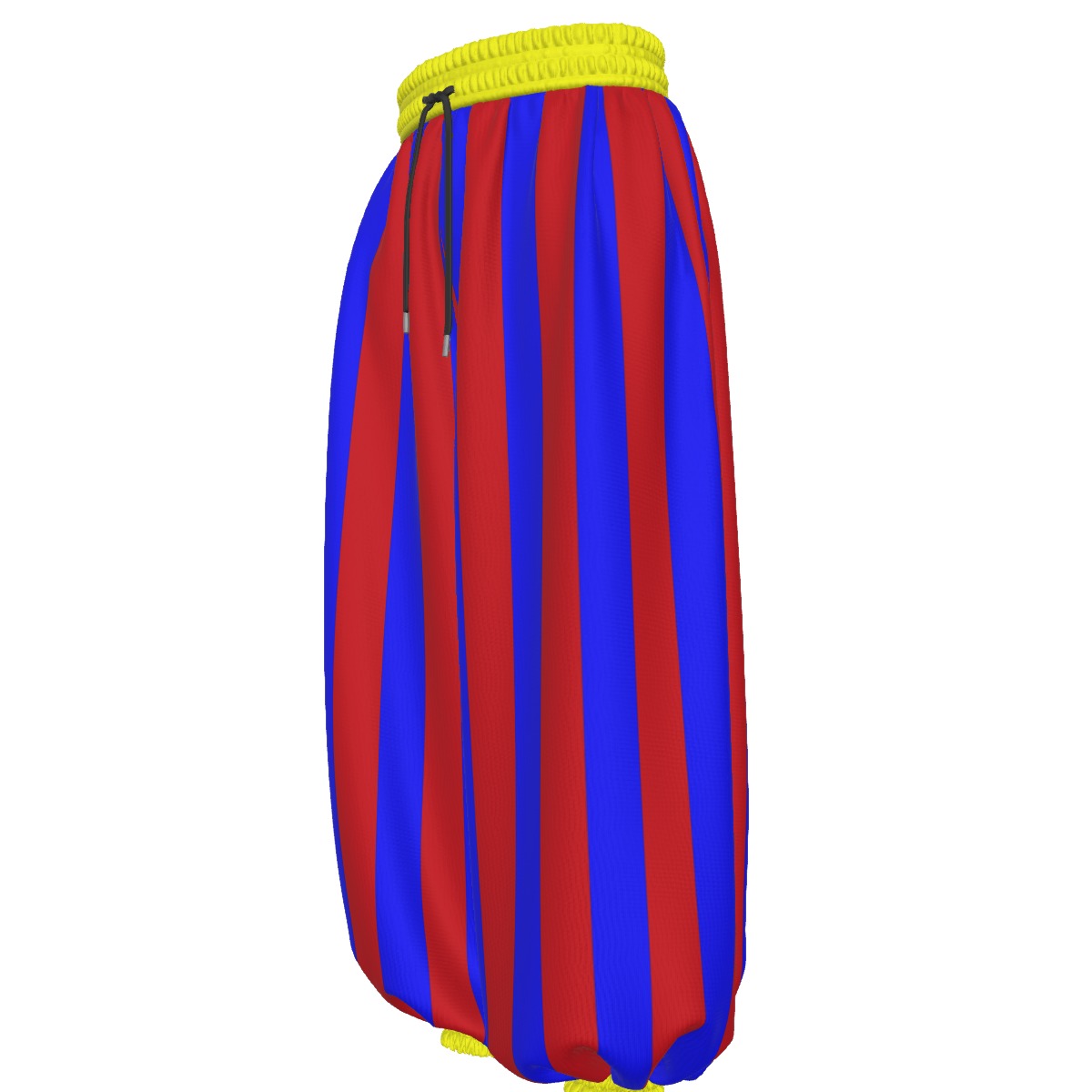Primary Pal Jester Clown Pants, Red Blue Striped