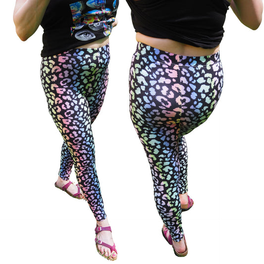 Rainbow Leopard Leggings