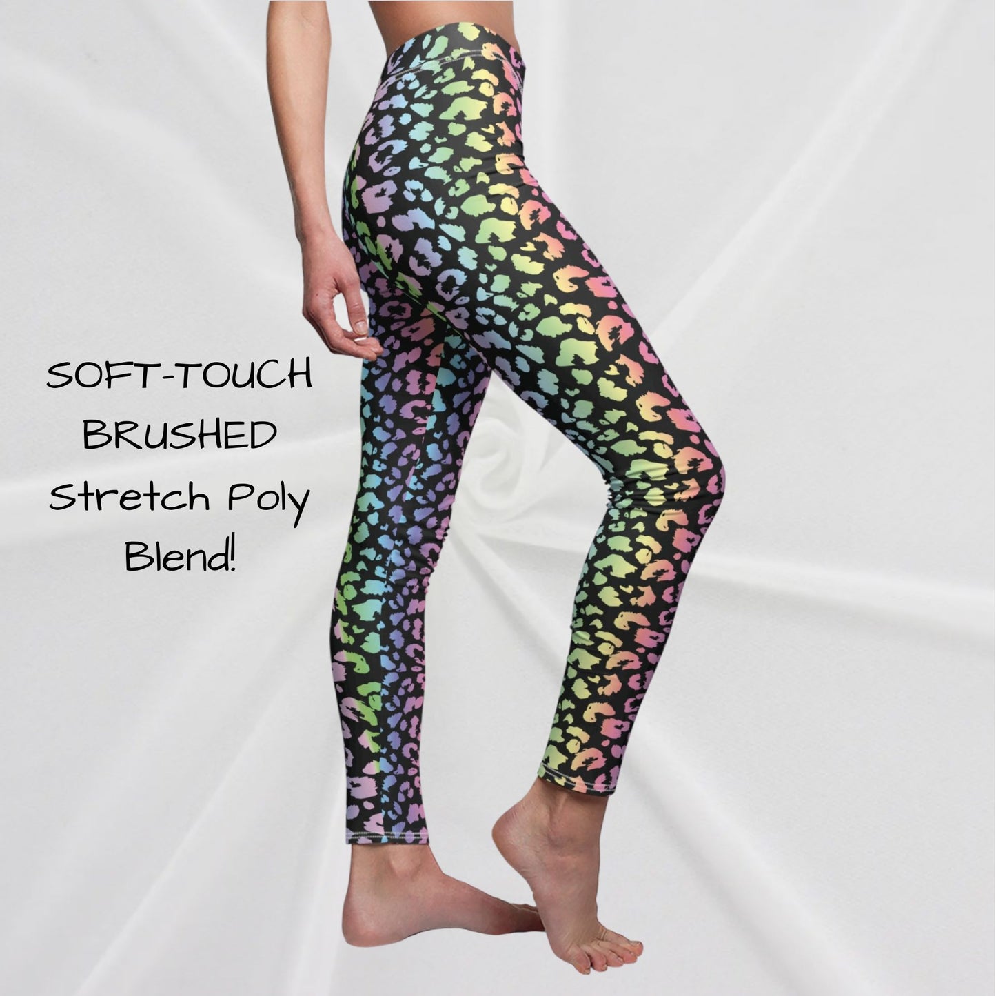 Rainbow Leopard Leggings