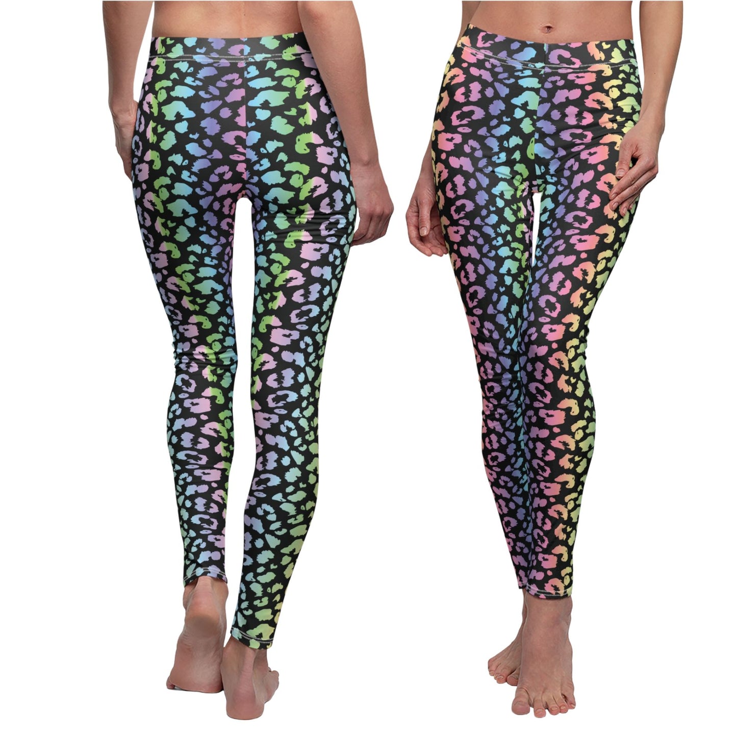 Rainbow Leopard Leggings