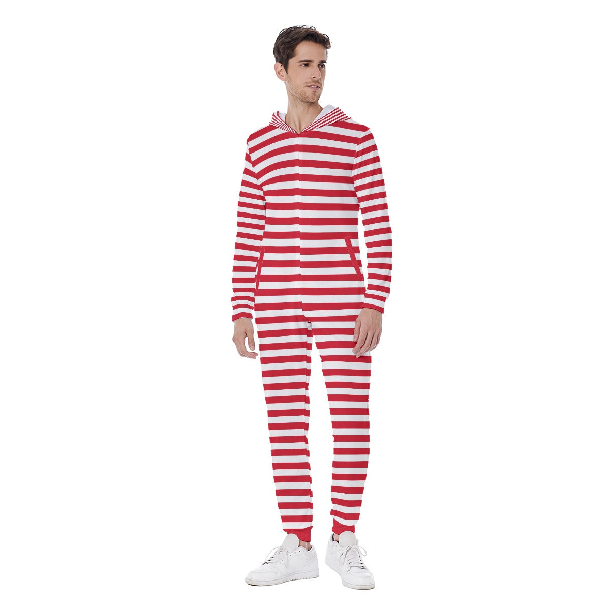 Ringelnarr Red White Stripe Jumpsuit