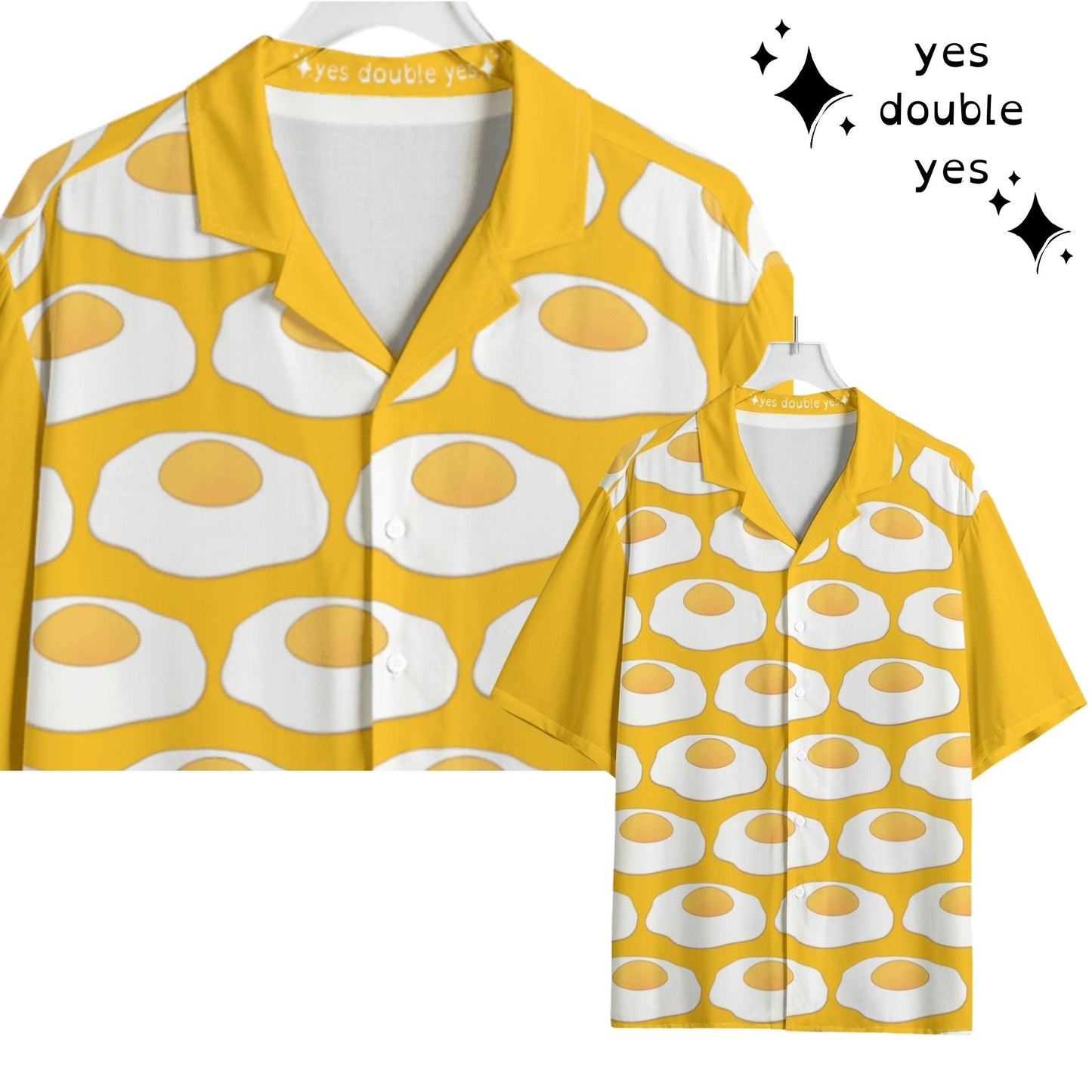 Sunny Side Up Eggs Bowling Shirt