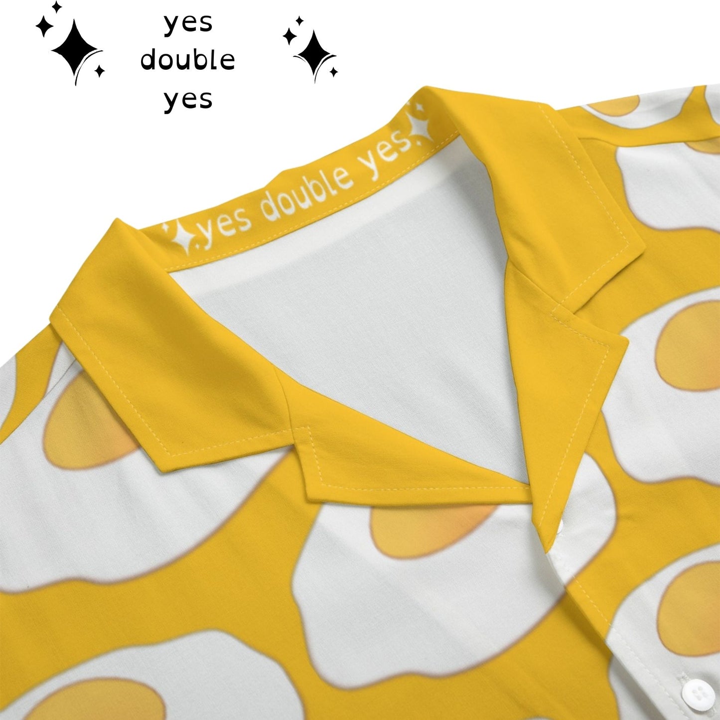 Sunny Side Up Eggs Bowling Shirt