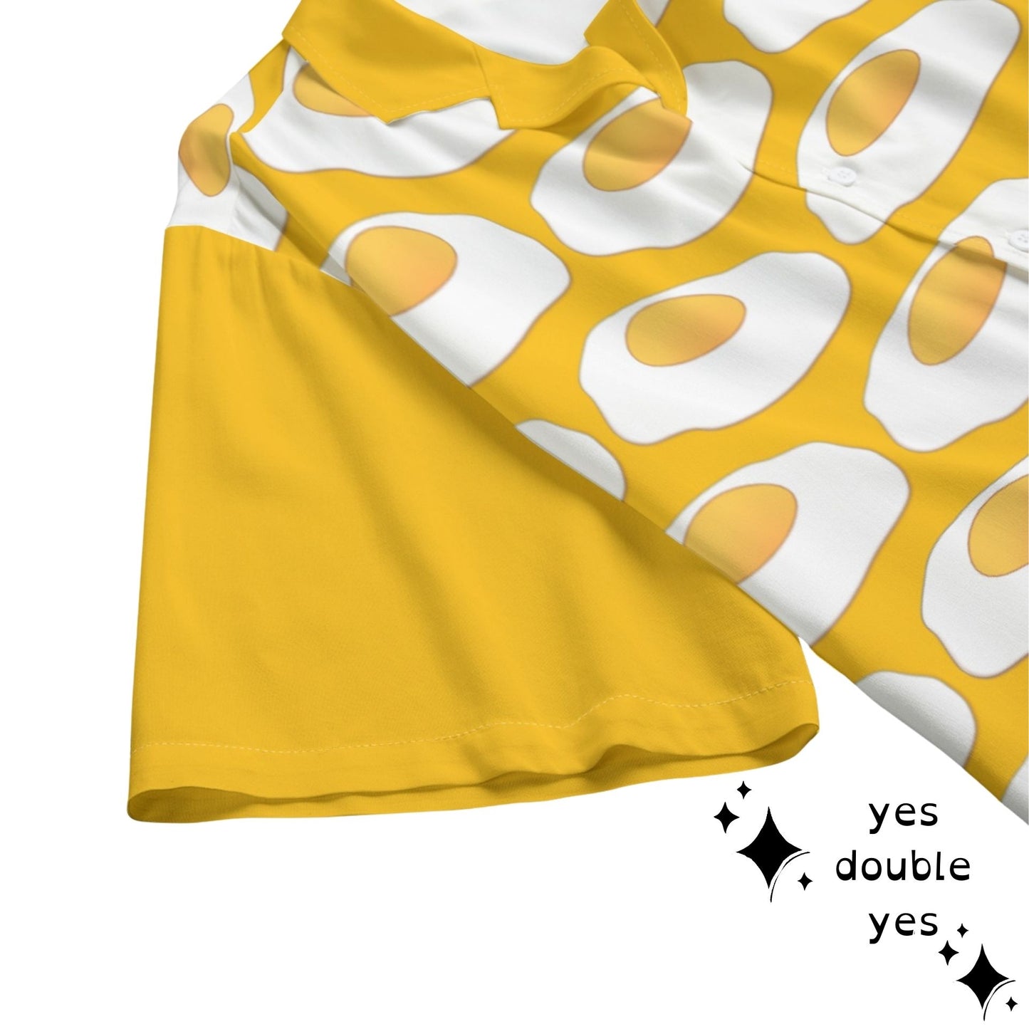 Sunny Side Up Eggs Bowling Shirt