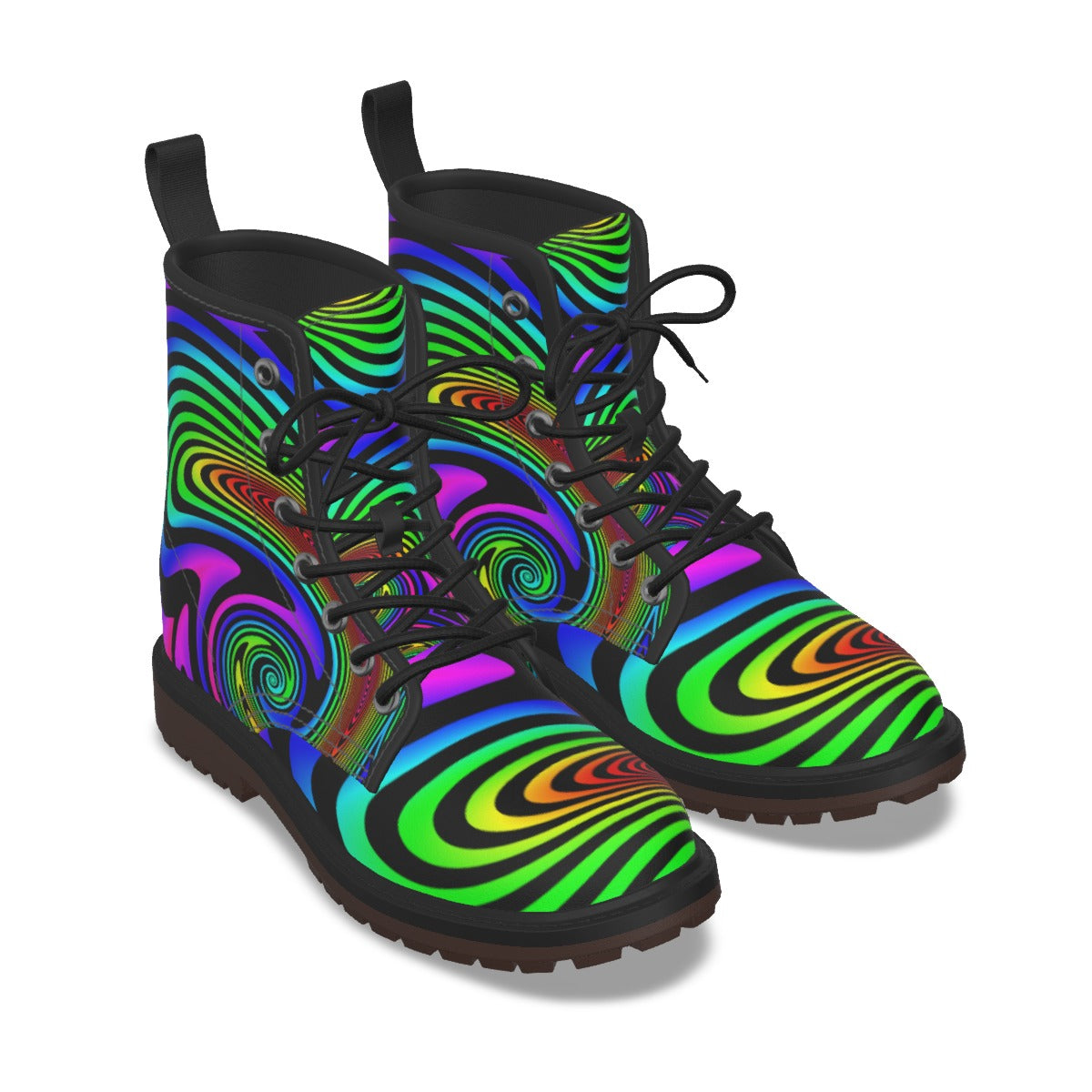 Hypno-Stompers! EU Sizing Trippy Rainbow Boots