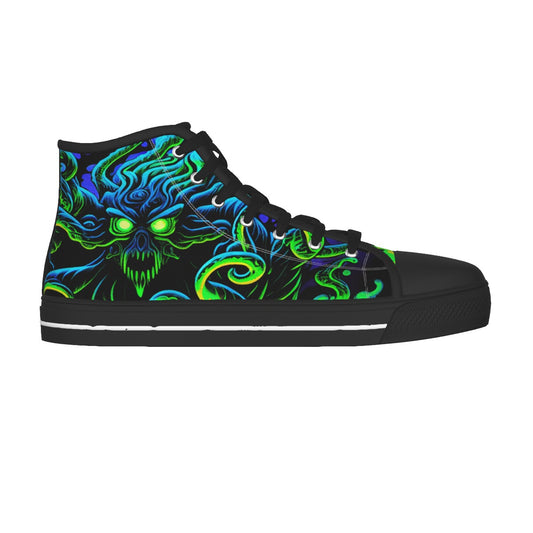 Neon Nightmare Cthulu Shoes Unisex Nonbinary Sizing