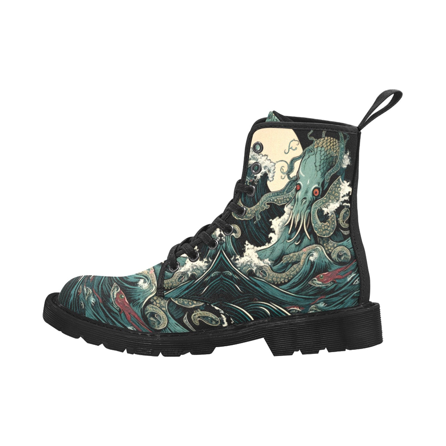 Abyssal Dreams Cthulhu Combat Boots Unisex Size