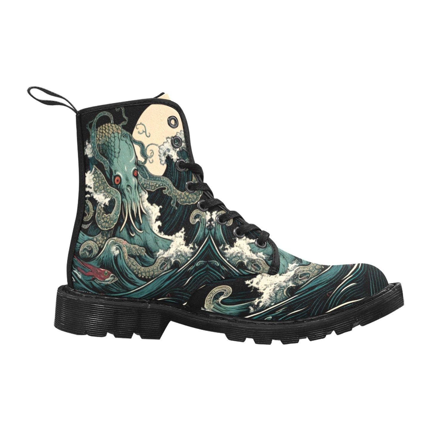 Abyssal Dreams Cthulhu Combat Boots Unisex Size