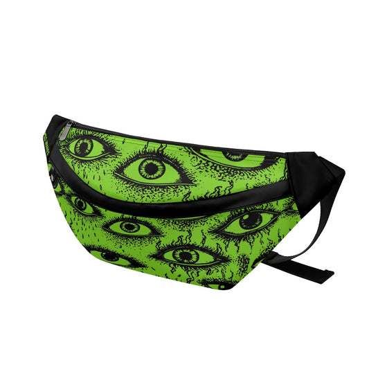 large sling bag lime green weirdcore fanny pack